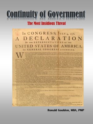 cover image of Continuity of Government